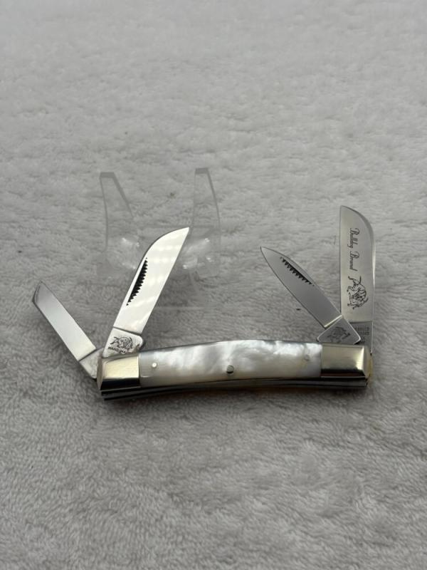 Bulldog Brand Hand Forged 4 Blade Pearl Congress Knife Made In Germany 2006 (#64)