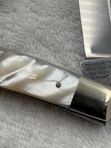 Bulldog Brand Hand Forged 4 Blade Pearl Congress Knife Made In Germany 2006 (#64)