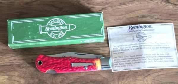 Remington “New Tang Stamp Series” Bullet Lockback – #18306 New in Box Remington “New Tang Stamp Series” Bullet Lockback – #18306 New in Box