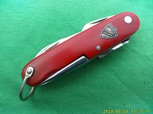 Schrade Walden 906 Red Officers knife Can Piercer