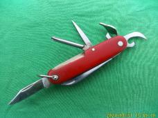 Schrade Walden #906 Red  Officers knife Can Piercer