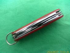 Schrade Walden #906 Red  Officers knife Can Piercer