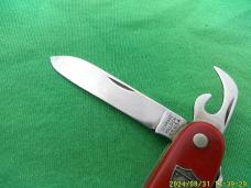 Schrade Walden #906 Red  Officers knife Can Piercer