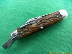 Ulster Knife Co USA 10th Mountain Division Bone WWII Utility