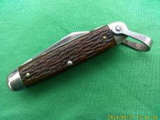 Ulster Knife Co USA 10th Mountain Division Bone WWII Utility