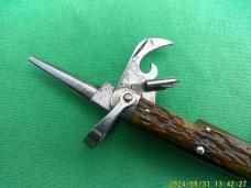 Ulster Knife Co USA 10th Mountain Division Bone WWII Utility