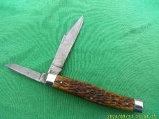 UTICA (Arch) Cutlery Co , Utica NY Bone Stock Jack