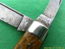 UTICA (Arch) Cutlery Co , Utica NY Bone Stock Jack
