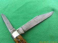 UTICA (Arch) Cutlery Co , Utica NY Bone Stock Jack