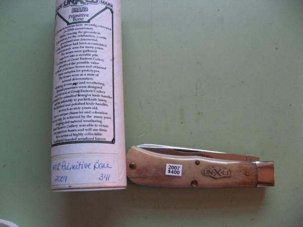GREAT EASTERN NORTHFIELD 2007 73 SCOUT TRAPPER PRIMITIVE BONE #2 GREAT EASTERN NORTHFIELD 2007 73 SCOUT TRAPPER PRIMITIVE BONE #2