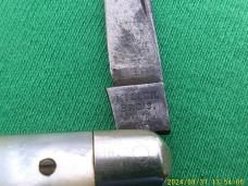 Miller Bro's Pearl Splitback Whittler with Screws