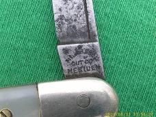 Miller Bros Cutlery Co Meriden Pearl Closed Backspring Whittler