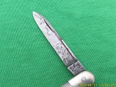 Miller Bros Cutlery Co Meriden Pearl Closed Backspring Whittler