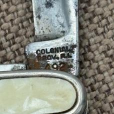 Colonial USA 492 Vintage Advertising 2-Blade Folding Pocket Knife (191)