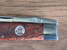 Queen Cutlery #1LCZ – Curly Zebra African Hardwood Swing-Guard Lockback Knife