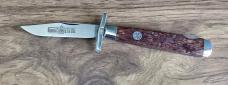 Queen Cutlery #1LCZ – Curly Zebra African Hardwood Swing-Guard Lockback Knife