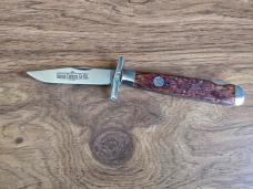 Queen Cutlery #1LCZ – Curly Zebra African Hardwood Swing-Guard Lockback Knife
