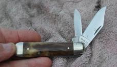 Case Swell End Jack 2 Blade 6235 1/2 One Dot 1979 Apaloosa Smooth Bone Never Used Factory Edge