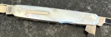 Stan Shaw Split Backspring Whittler Knife, Mother Of Pearl Scales, Sheffield England, Unused