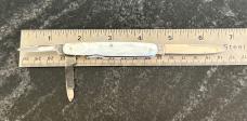 Stan Shaw Split Backspring Whittler Knife, Mother Of Pearl Scales, Sheffield England, Unused