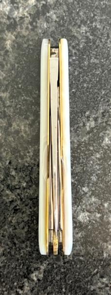 Humphreys And Co Split Backspring Whittler Knife, Mother Of Pearl Scales, Sheffield England, Unused