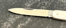 Humphreys And Co Split Backspring Whittler Knife, Mother Of Pearl Scales, Sheffield England, Unused