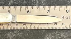 Humphreys And Co Split Backspring Whittler Knife, Mother Of Pearl Scales, Sheffield England, Unused