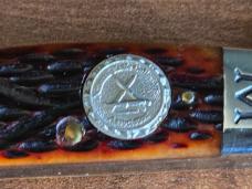  Schatt & Morgan Queen USA Bone 2005 Large Congress NKCA Club Knife