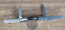  Schatt & Morgan Queen USA Bone 2005 Large Congress NKCA Club Knife