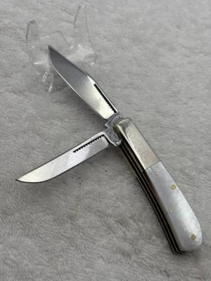 Cripple Creek1984 Bob Cargill 2 Blade Trapper 1 / 100 6th Annual AECA Knife Show (#65)