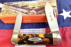 Marbles Gladstone, MI One of 150 -Baby Elephant Toe Knife w/ Tortoise Handles -NOS in Orig box