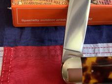 Marbles Gladstone, MI One of 150 -Baby Elephant Toe Knife w/ Tortoise Handles -NOS in Orig box
