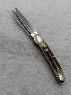 Hen & Rooster 2 Blade Copperhead Pocket Knife Made In Solingen Germany (#66)