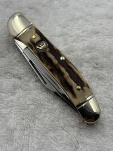 Hen & Rooster 2 Blade Copperhead Pocket Knife Made In Solingen Germany (#66)