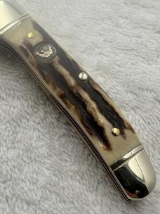 Hen & Rooster 2 Blade Copperhead Pocket Knife Made In Solingen Germany (#66)