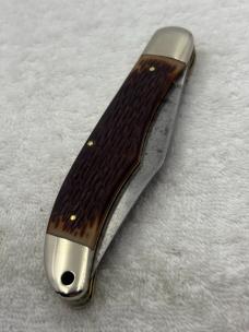Schrade Walden Vintage 225UH 2 Blade Folding Hunter Pocket Knife Made In USA (#69
