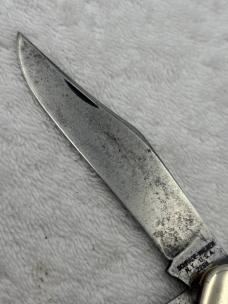 Schrade Walden Vintage 225UH 2 Blade Folding Hunter Pocket Knife Made In USA (#69