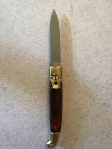20cm, 8in, Italy, Birdshead, RUSTFREI. Colorful plywood scales
