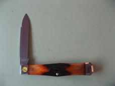   DANIELS FAMILY KNIFE BRANDS-TITUSVILLE CUTLERY-LEXINGTONIAN-AMBER STAG #1