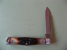   DANIELS FAMILY KNIFE BRANDS-TITUSVILLE CUTLERY-LEXINGTONIAN-AMBER STAG #2