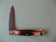   DANIELS FAMILY KNIFE BRANDS-TITUSVILLE CUTLERY-LEXINGTONIAN-AMBER STAG #2