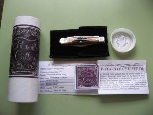 DANIELS FAMILY KNIFE BRANDS-TITUSVILLE CUTLERY-LEXINGTONIAN-AMBER STAG 3