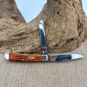 CASE XX 2013 USA 6254 TWO BLADE TRAPPER TRADITIONAL FOLDING POCKET KNIFE 3