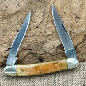 Taylor Surgical Japan 2 Blade Muskrat Traditional Folding Pocket Knife (214)