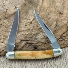 Taylor Surgical Japan 2 Blade Muskrat Traditional Folding Pocket Knife (214)