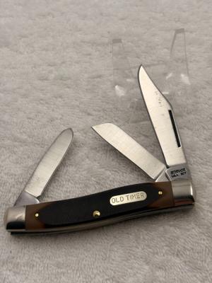 Schrade Old Timer 6OT 3 Blade Stockman Made In USA (#74)
