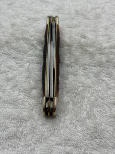 Ka-bar Vintage 3 Blade Stockman 1100 Pocket Knife Made In USA (#72)