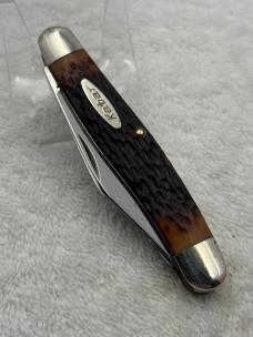 Ka-bar Vintage 3 Blade Stockman 1100 Pocket Knife Made In USA (#72)