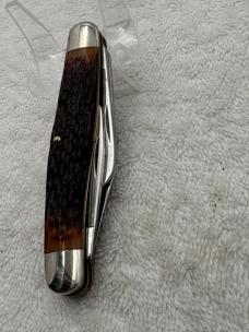Ka-bar Vintage 3 Blade Stockman 1100 Pocket Knife Made In USA (#72)