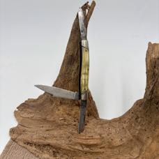 ULSTER VINTAGE MADE IN USA  LONG PULL 3 BLADE STOCKMAN POCKET KNIFE (224)